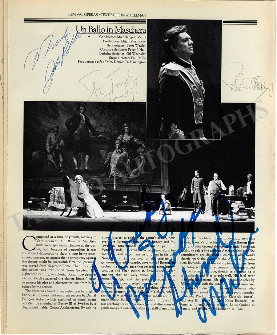 Metropolitan Opera - Signed Season Book 1980-1981 - Image 4