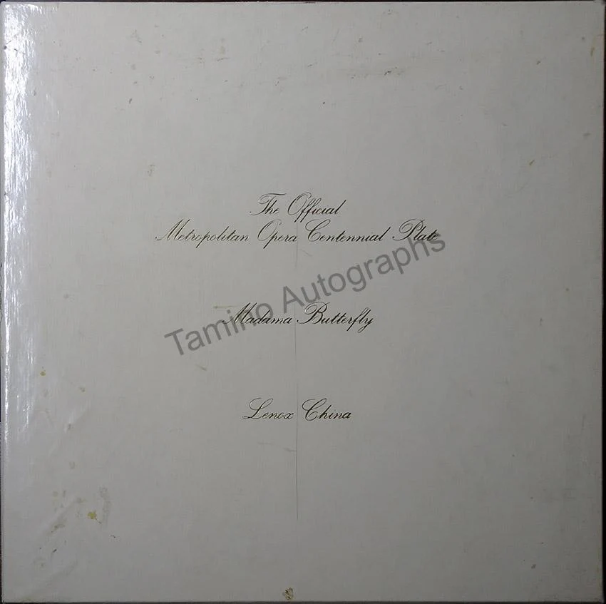 Metropolitan Opera Centennial Plate - Madama Butterfly - Image 3