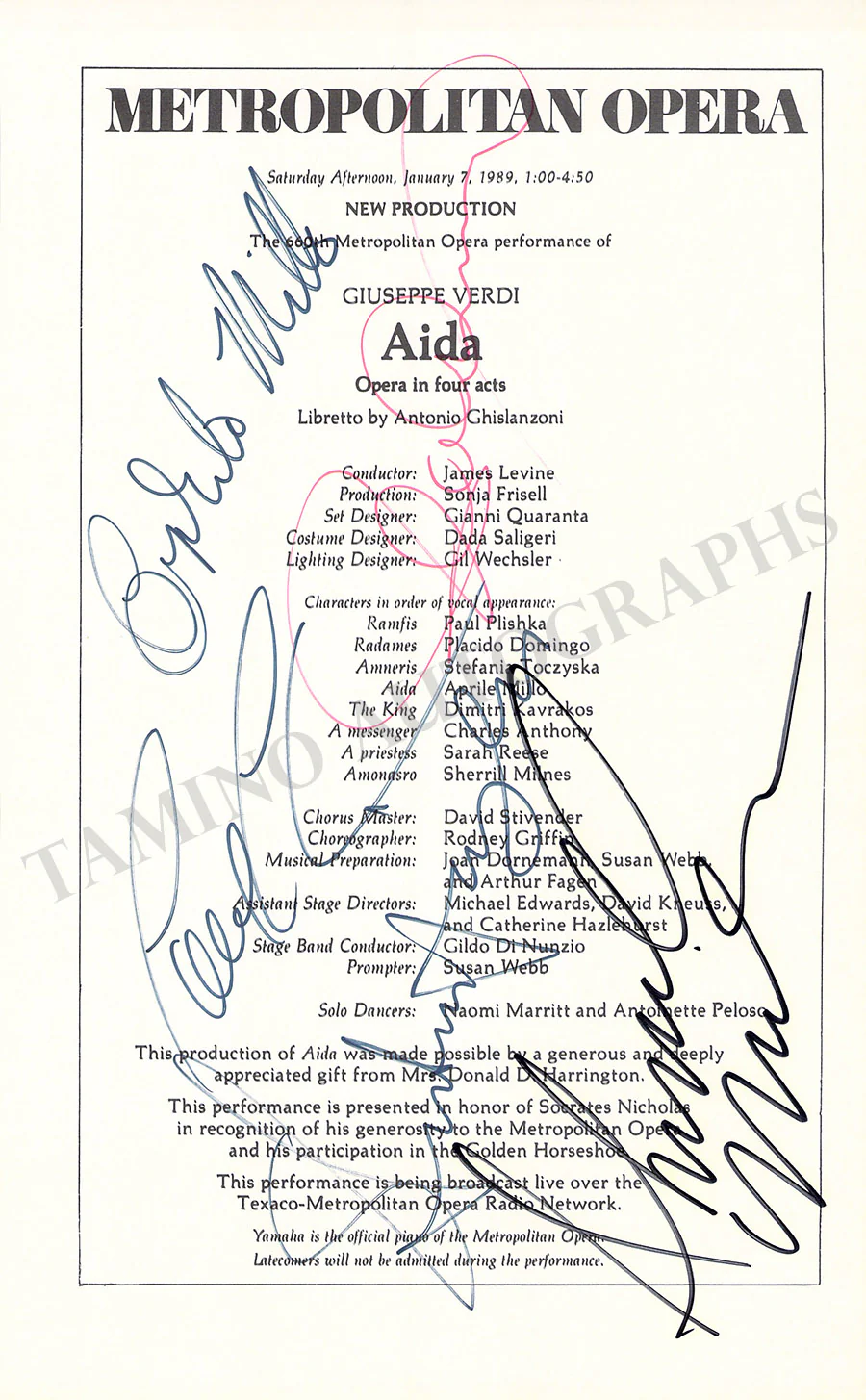 Metropolitan Opera - Collection of 55+ Signed Cast Pages - Image 10