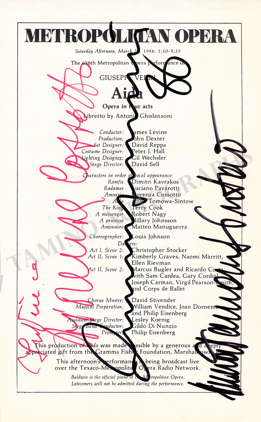 Metropolitan Opera - Collection of 55+ Signed Cast Pages - Image 25