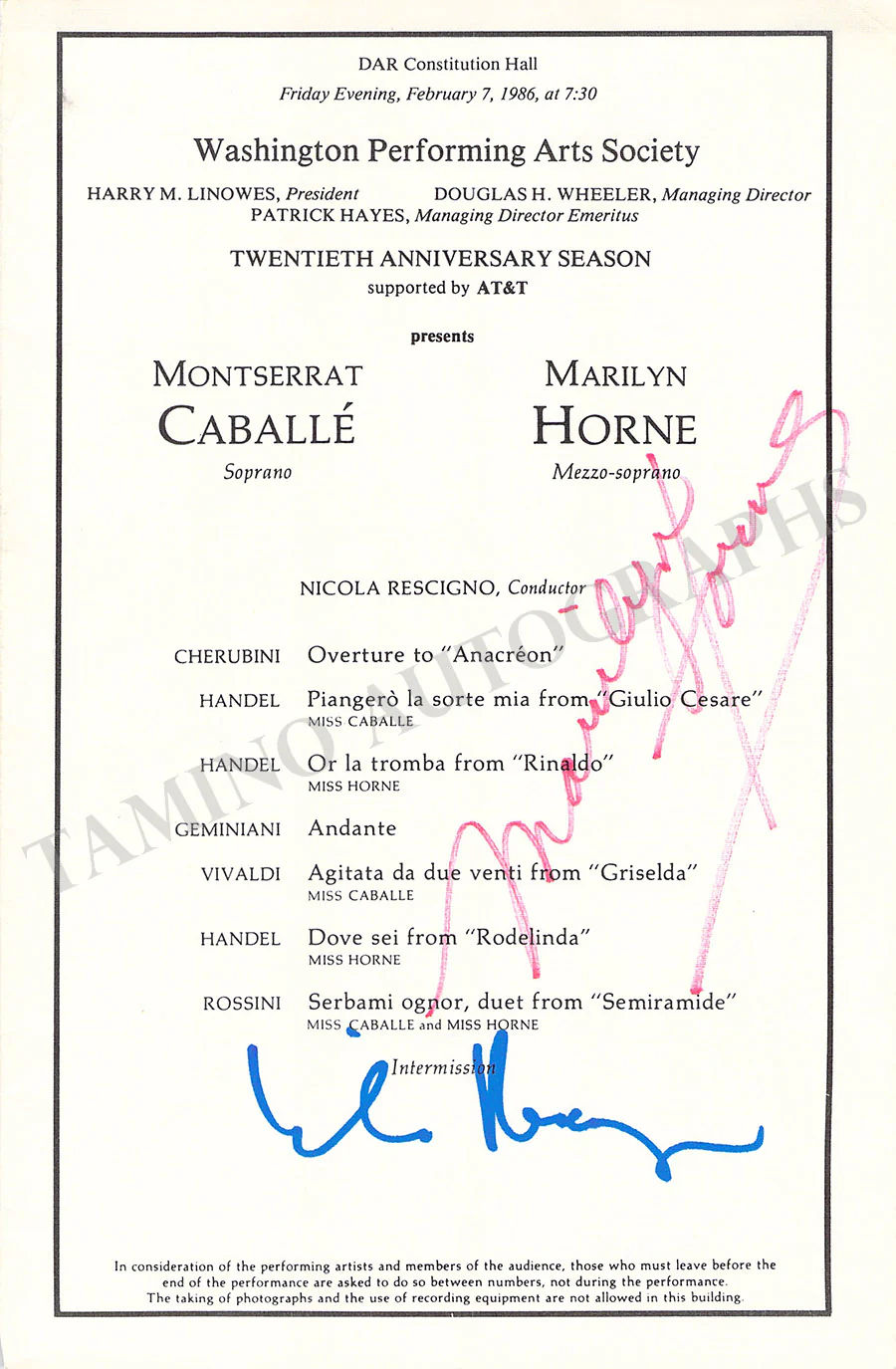 Metropolitan Opera - Collection of 55+ Signed Cast Pages - Image 28
