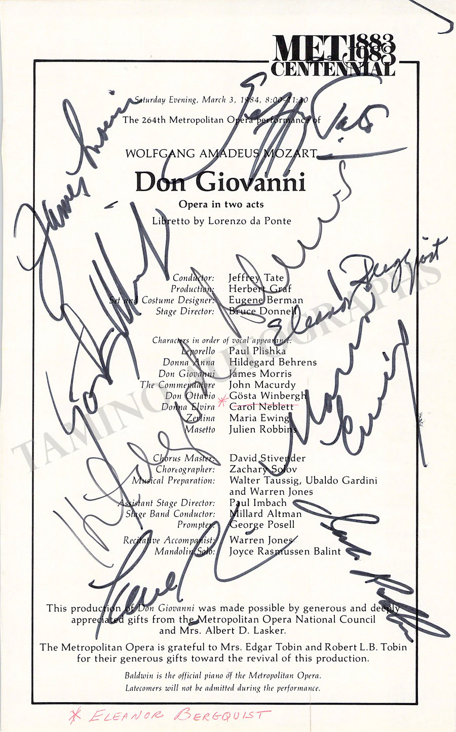 Metropolitan Opera - Collection of 55+ Signed Cast Pages - Image 45