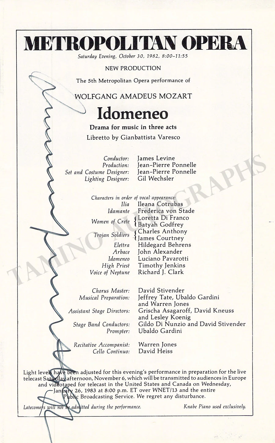 Metropolitan Opera - Collection of 55+ Signed Cast Pages - Image 55