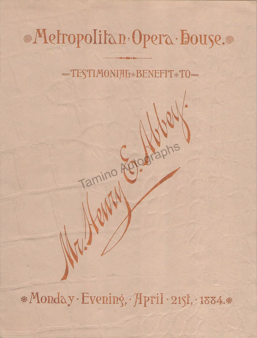 Metropolitan Opera Inaugural Night and 2nd Night Clips 1883 ! - Image 5