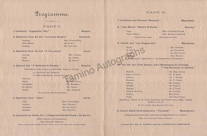 Metropolitan Opera Inaugural Night and 2nd Night Clips 1883 ! - Image 6