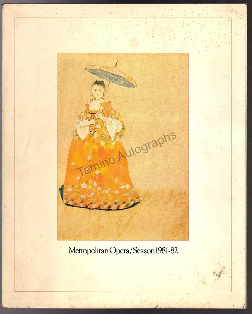 Metropolitan Opera - Signed Season Books (Various Options) - Image 16