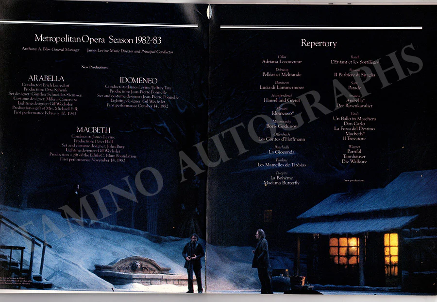 Metropolitan Opera - Signed Season Books (Various Options) - Image 28