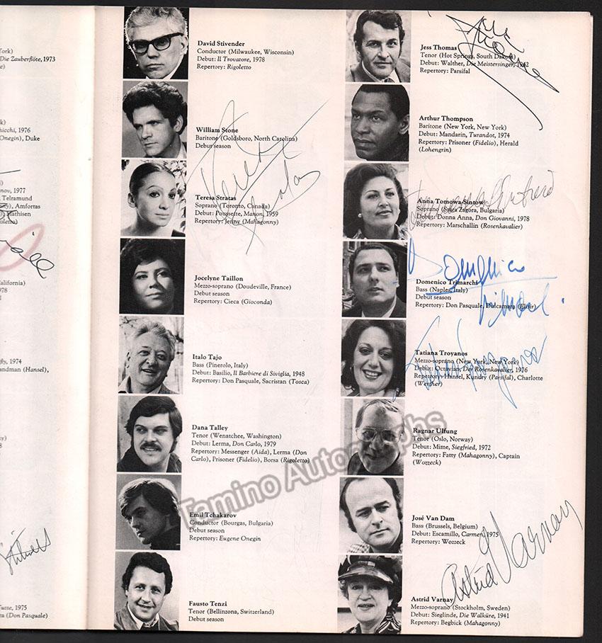 Metropolitan Opera - Season Guide 1979-1980 Signed by Multiple Artists - Image 16
