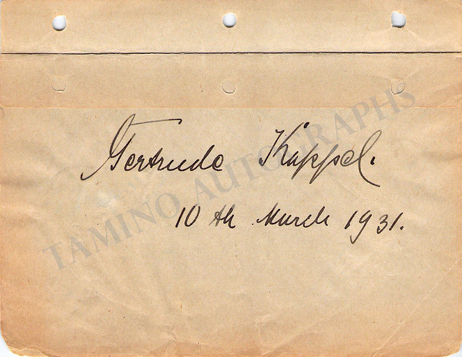 Metropolitan Opera - Signed Program Clips 1909-1963 (Various Autographs) - Image 35