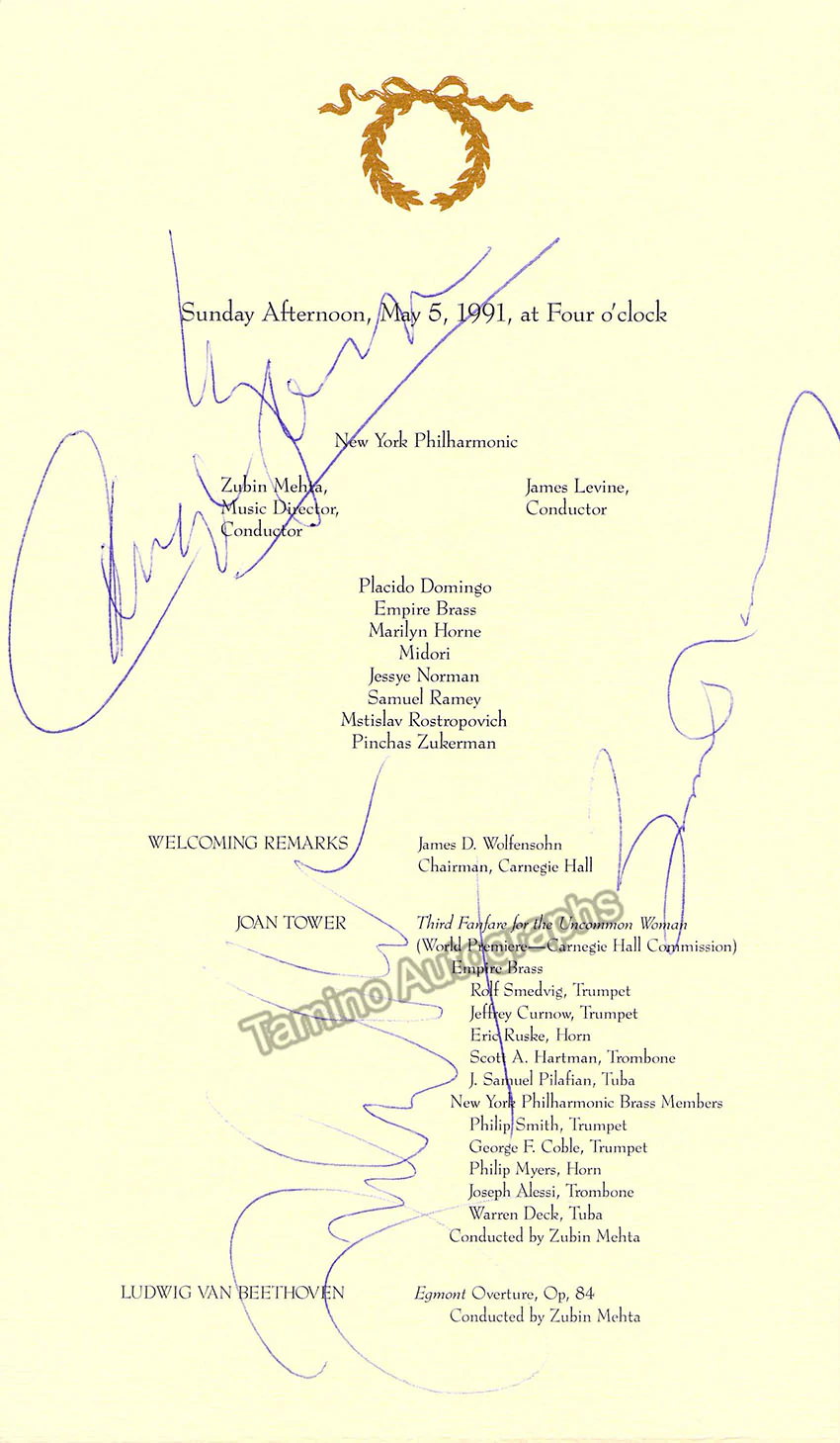 Metropolitan Opera - Signed Opera Programs 2000-2009 (Various Autographs) - Image 11