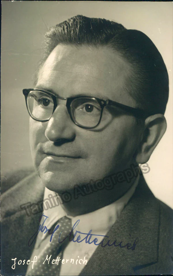 METTERNICH, Josef (Various Autographs) - Image 5