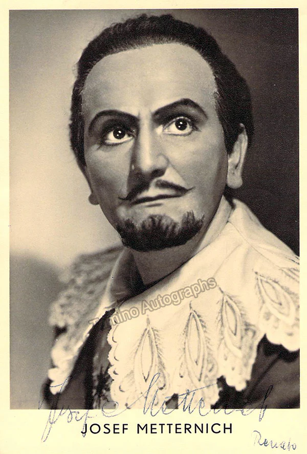 METTERNICH, Josef (Various Autographs) - Image 7