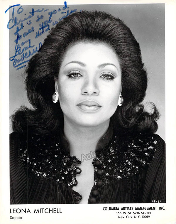 MITCHELL, Leona (Various Autographs) - Image 2