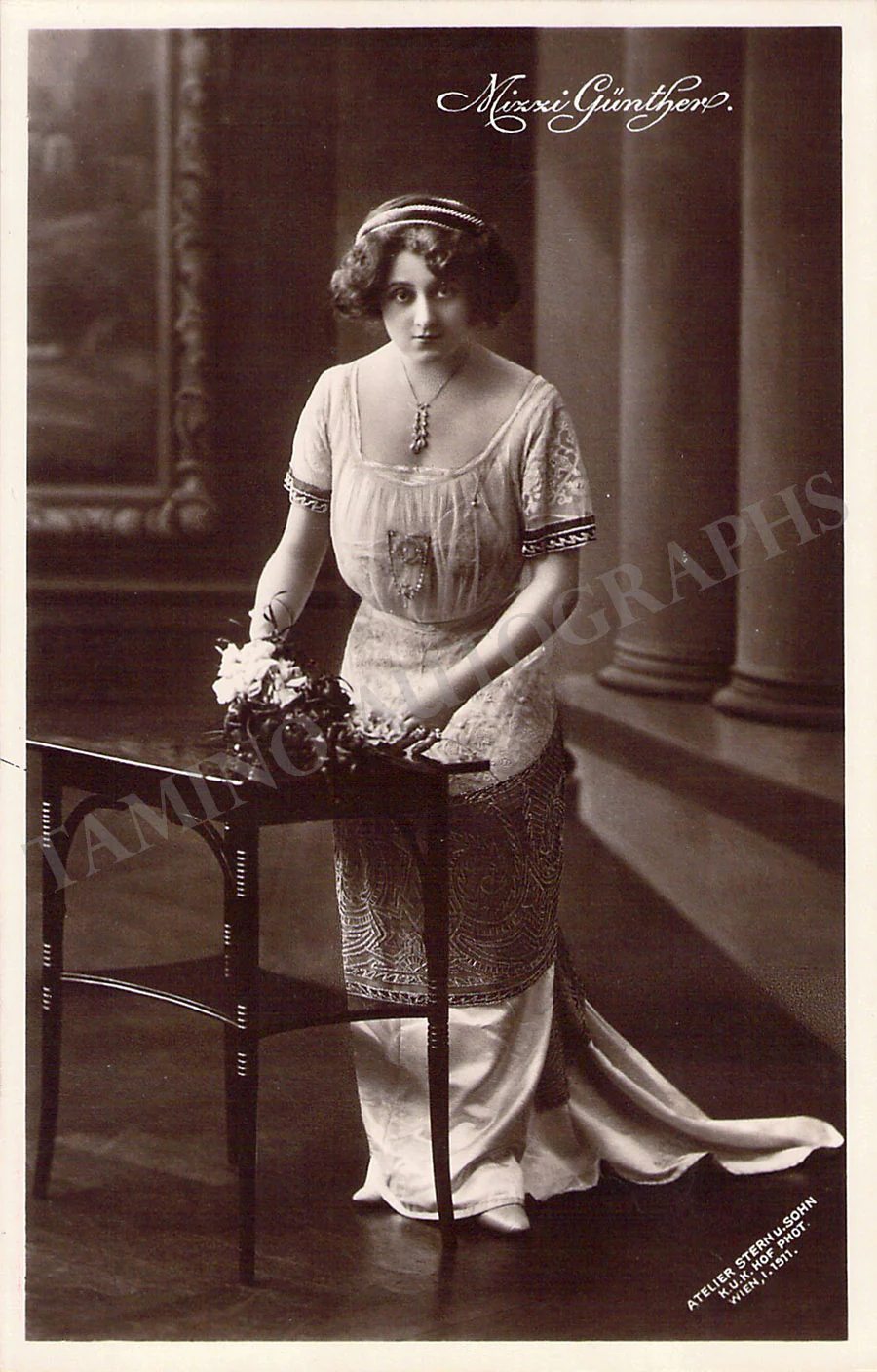 Gunther, Mitzi - Autograph Note Signed - Image 2
