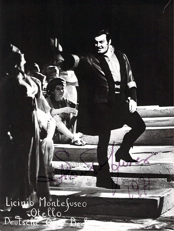 MONTEFUSCO, Licinio (Various Autographs) - Image 19