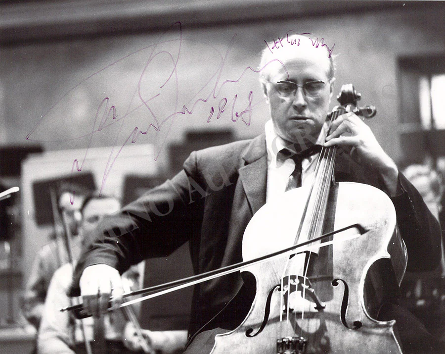 Rostropovich, Mstislav - Signed Photograph 1968