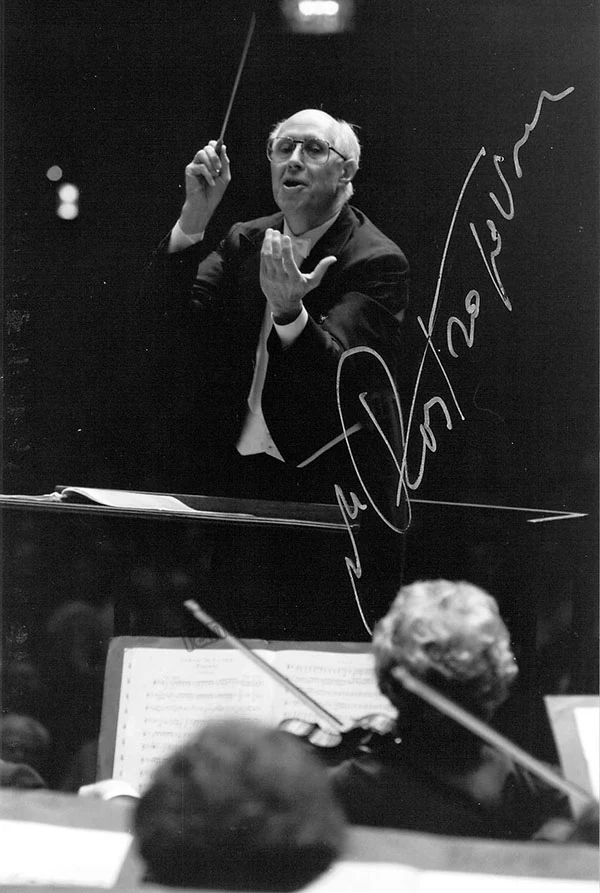 Rostropovich, Mstislav - Signed Photograph