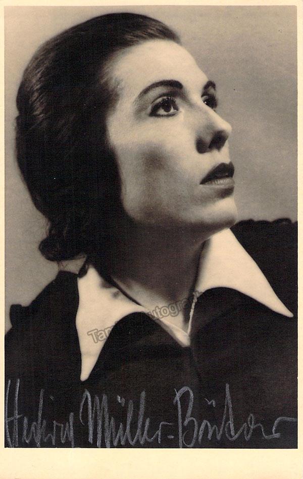 MĂLLER-BĂTOW, Hedwig (Various Autographs)