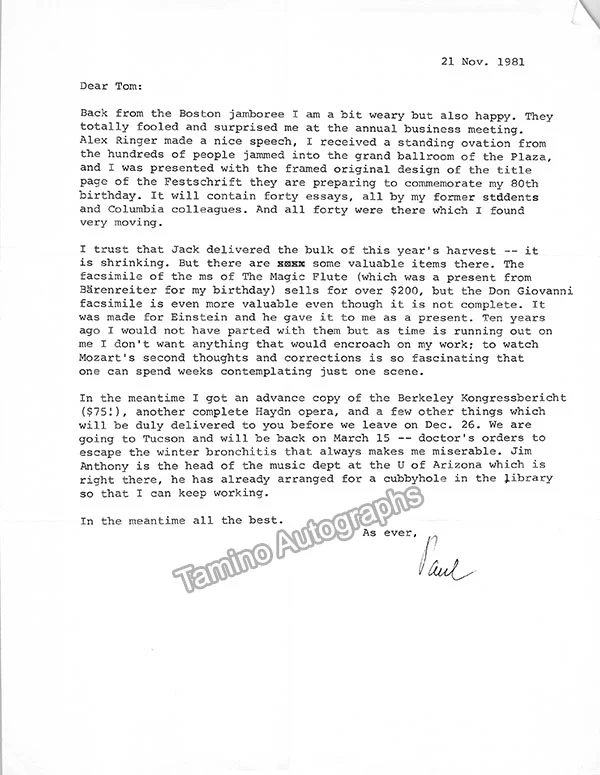 Musicologist - Composer - Librarian Large Autograph Letter Lot - Image 95