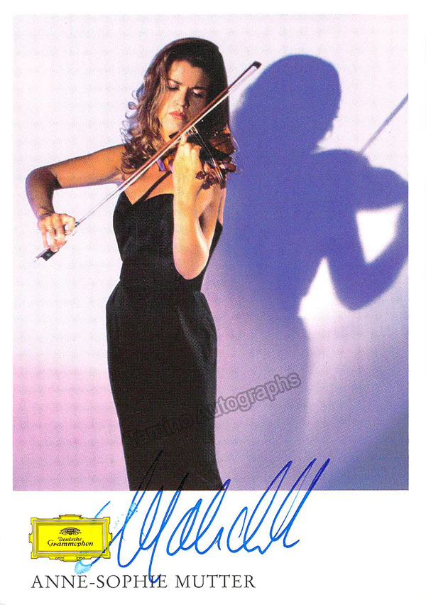 Mutter, Anne-Sophie - Various Autographs - Image 22