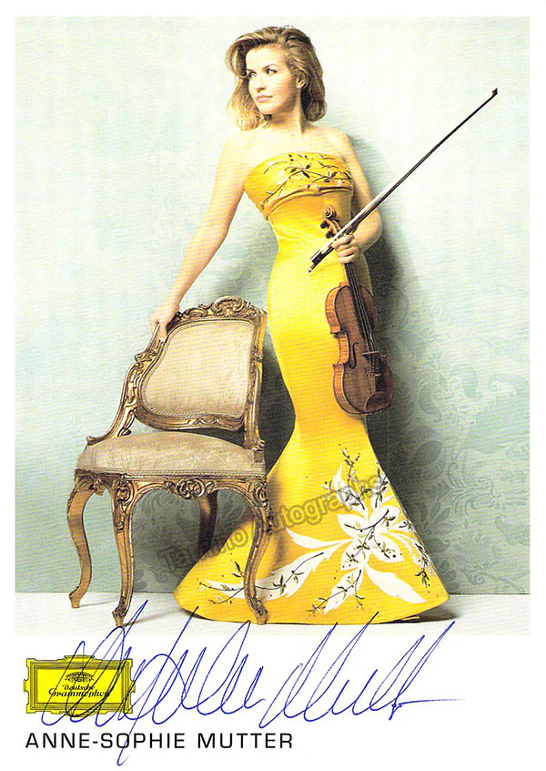 Mutter, Anne-Sophie - Various Autographs - Image 24
