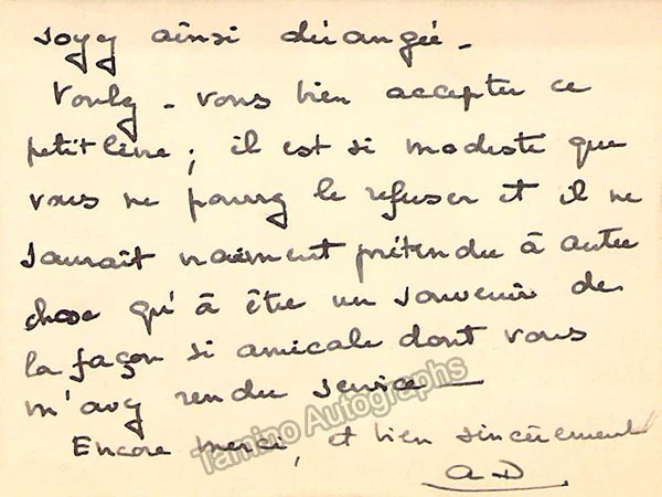 Boulanger, Nadia - Autograph Manuscripts (Various Options) - Image 15
