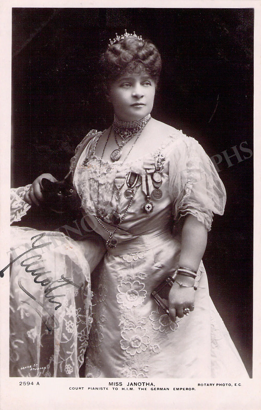 Janotha, Nathalia - Signed Photograph