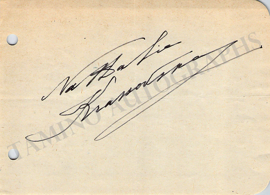Krassovska, Nathalie - Various Autographs - Image 5