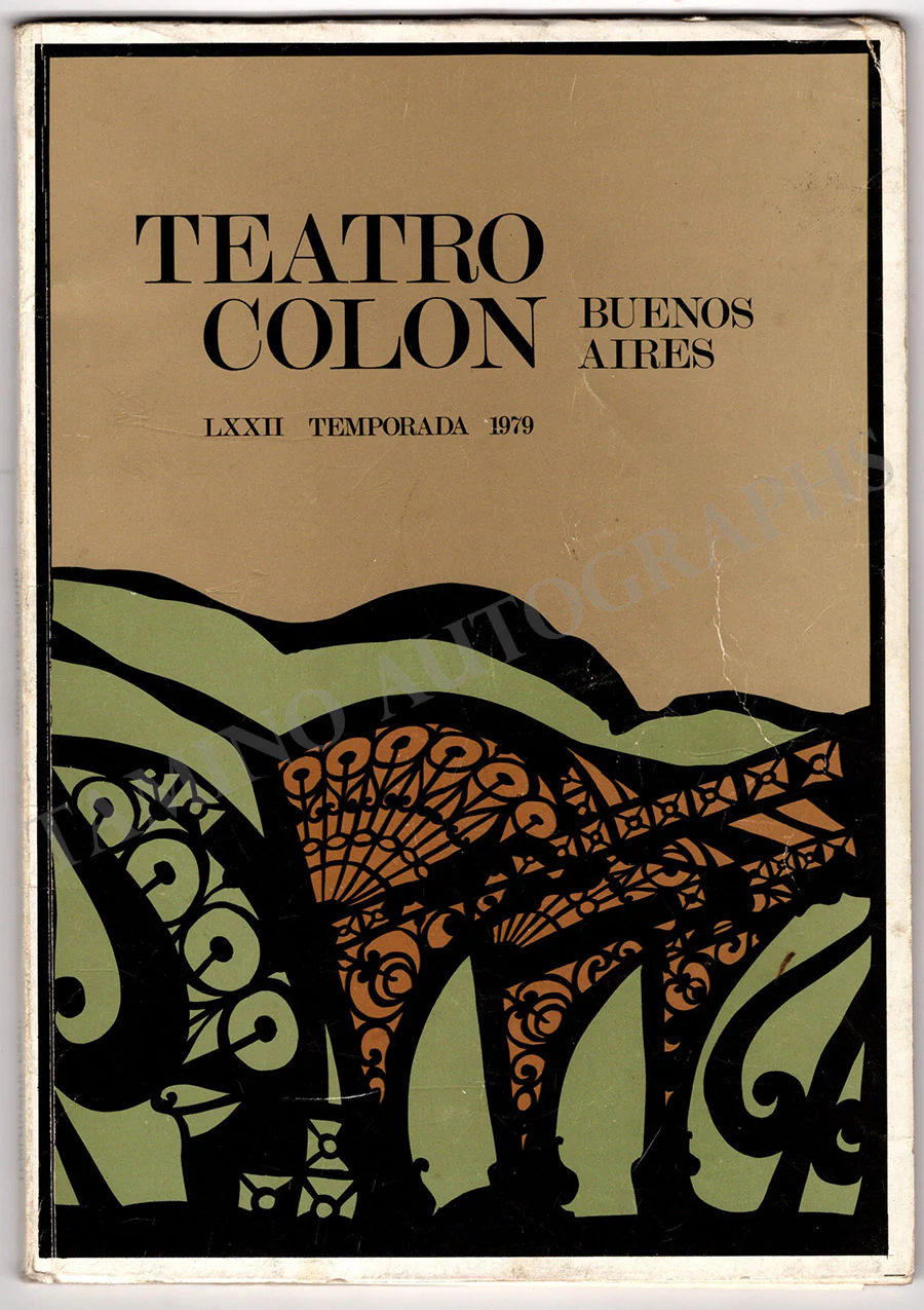 Mistral, Nati - Signed Program "Bodas de Sangre" 1979 - Image 3