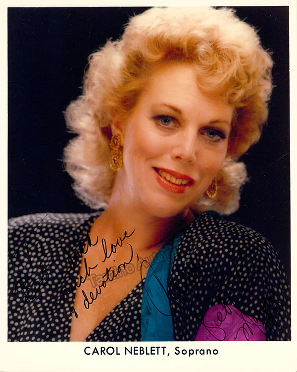 NEBLETT, Carol (Various Autographs) - Image 14