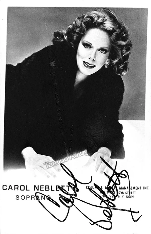 NEBLETT, Carol (Various Autographs) - Image 21