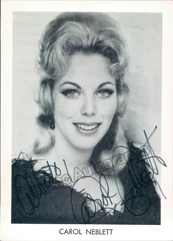 NEBLETT, Carol (Various Autographs) - Image 8