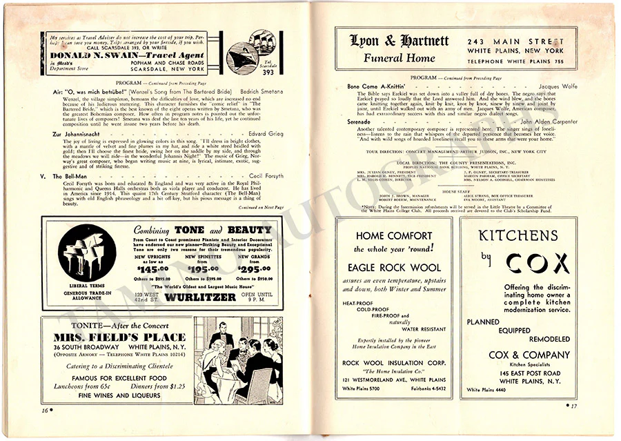 Eddy, Nelson - Signed Program New York 1937 - Image 4