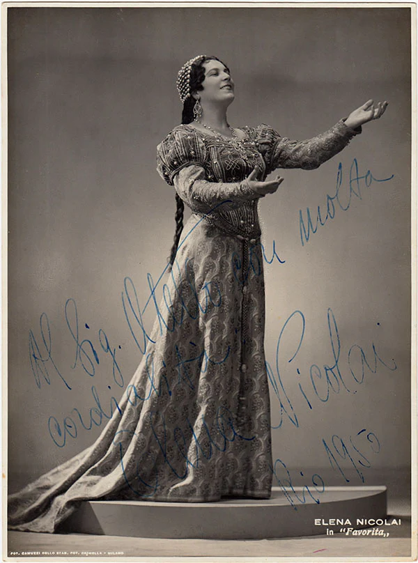 NICOLAI, Elena (Various Autographs) - Image 14