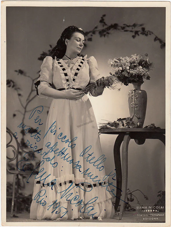 NICOLAI, Elena (Various Autographs) - Image 15
