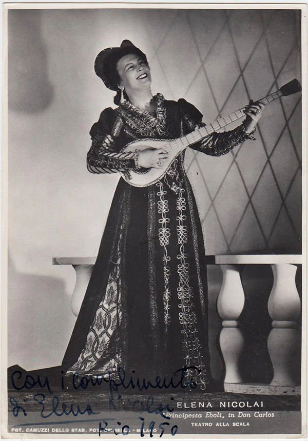 NICOLAI, Elena (Various Autographs) - Image 18