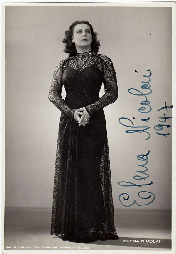 NICOLAI, Elena (Various Autographs) - Image 21