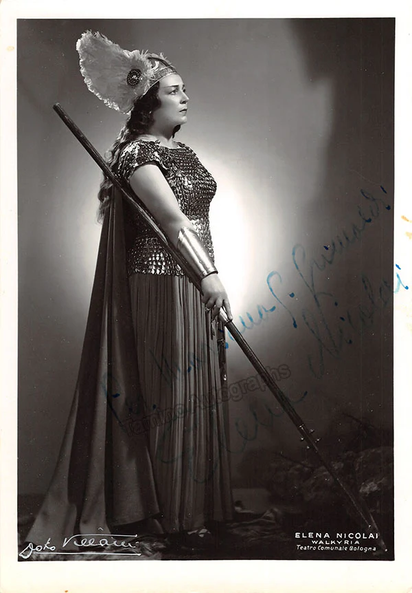 NICOLAI, Elena (Various Autographs) - Image 46