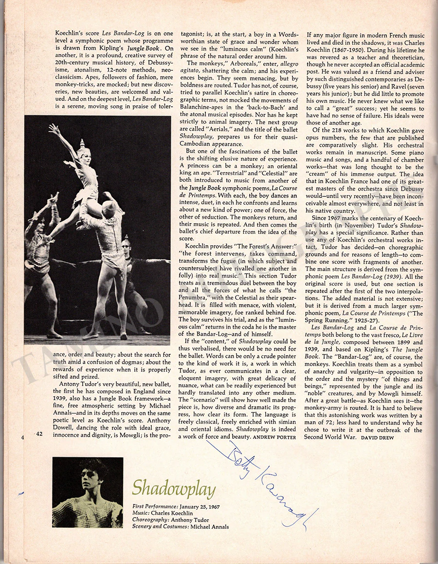 Nureyev, Rudolf - Fonteyn, Margot & Others - Signed Program Royal Ballet 1969 - Image 14