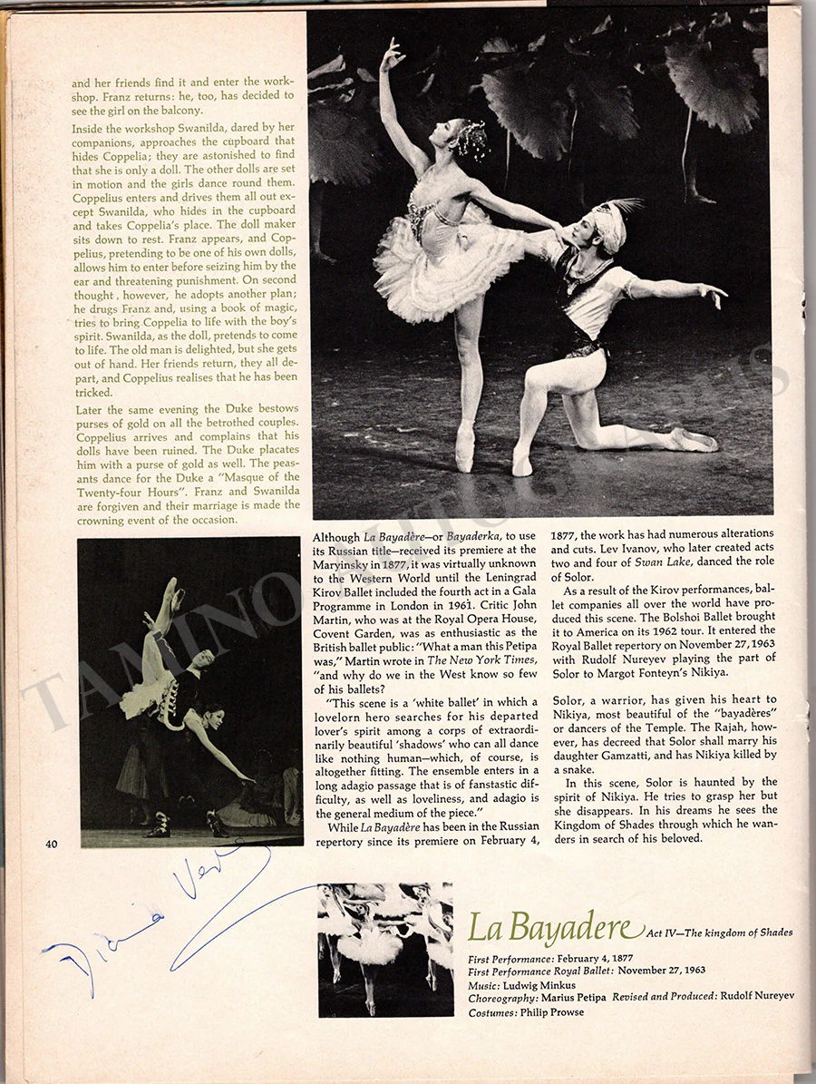 Nureyev, Rudolf - Fonteyn, Margot & Others - Signed Program Royal Ballet 1969 - Image 15