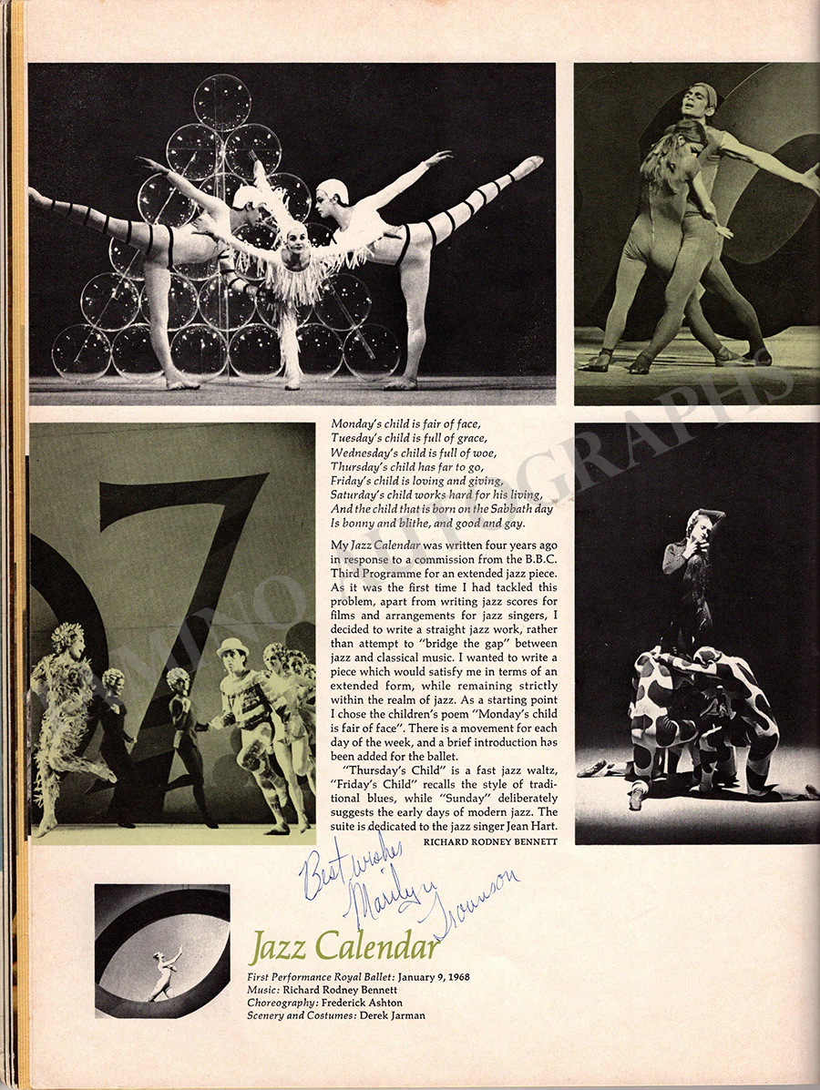 Nureyev, Rudolf - Fonteyn, Margot & Others - Signed Program Royal Ballet 1969 - Image 6