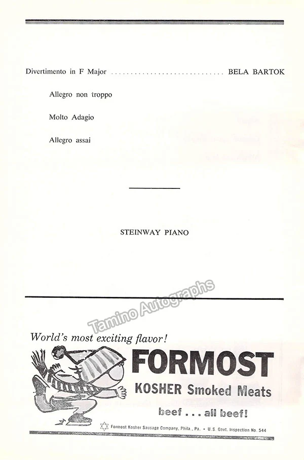 Oistrakh, David - Oistrakh, Igor - Double Signed Program - Image 5