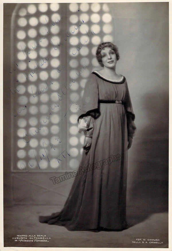 OLTRABELLA, Augusta (Various Autographs) - Image 7