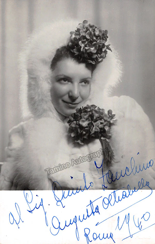 OLTRABELLA, Augusta (Various Autographs) - Image 8