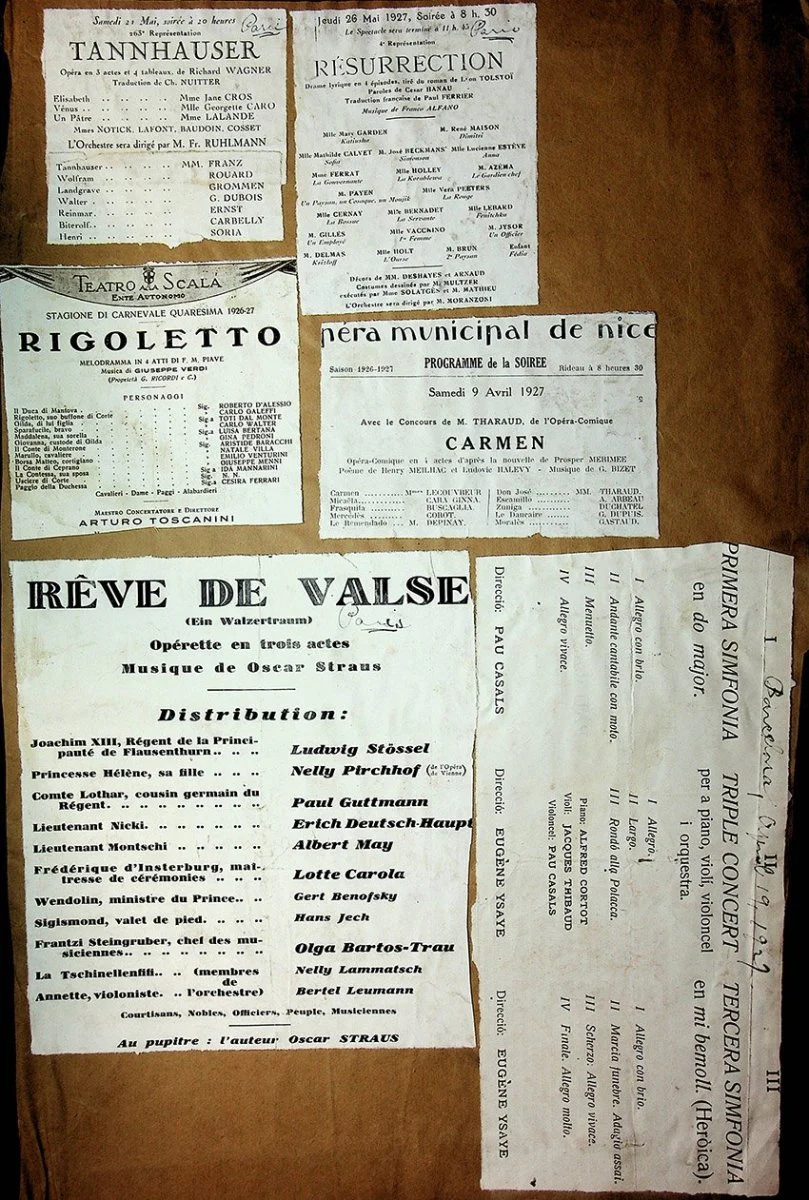 Opera - Large Program Clip Collection 1882-1927 - Image 144