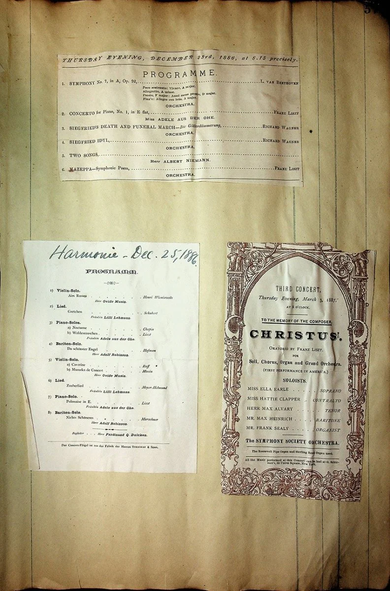 Opera - Large Program Clip Collection 1882-1927 - Image 25