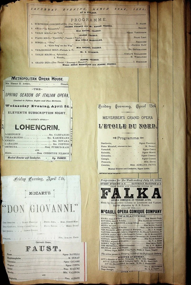 Opera - Large Program Clip Collection 1882-1927 - Image 8
