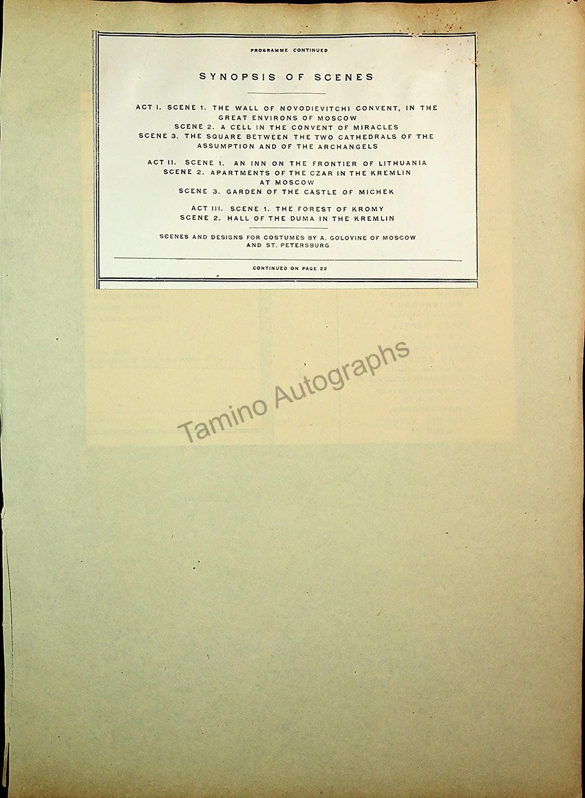 Opera Program Clip Album 1887-1919 - Image 103