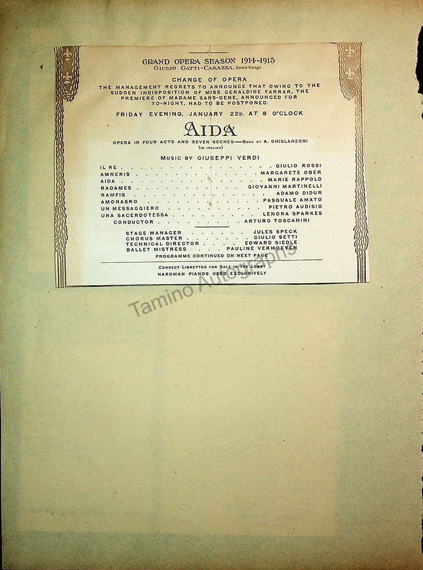 Opera Program Clip Album 1887-1919 - Image 106
