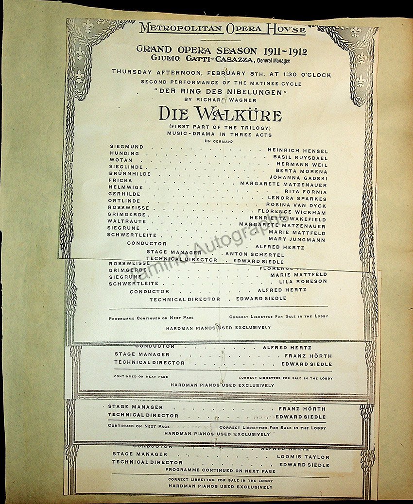 Opera Program Clip Album 1887-1919 - Image 11